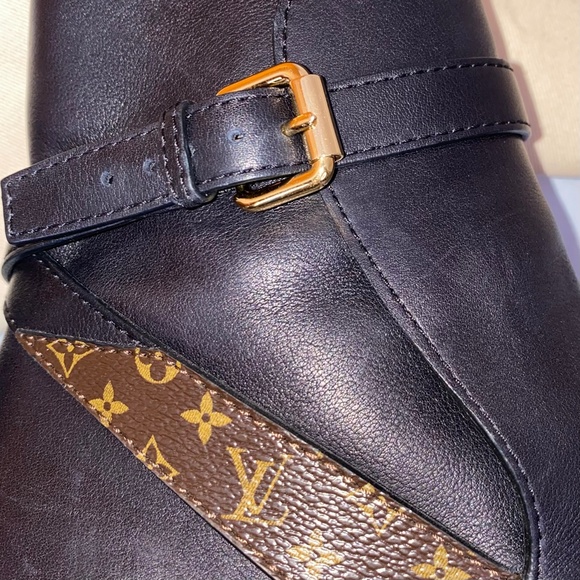 LOUIS VUITTON Ankle Boot SZ 40/US 10 EUC - Picture 8 of 10